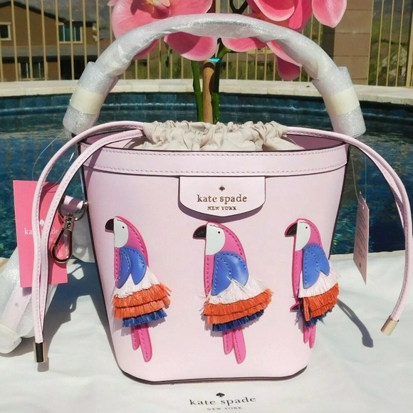 kate spade parrot tote